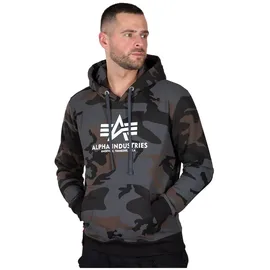 Alpha Industries Basic Camo Kapuzenpullover Black Camo XL