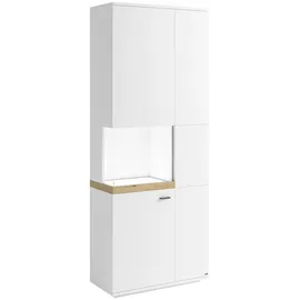 Set One by Musterring Vitrine Lancaster Dekor Weiß