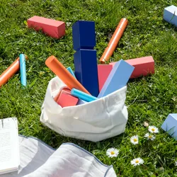 REMEMBER KUBB - Wikingerschach Outdoor-Spiel im Holzdesign
