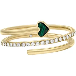 Fossil Damenring Edelstahl Ringe   