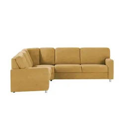 smart Ecksofa  Valencia ¦ gelb ¦ Maße (cm): B: 266 H: 90 T: 236