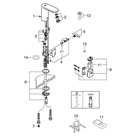 Grohe Eurosmart CE Sensor-Armatur chrom 36327001