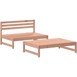 vidaXL 2-tlg. Garten-Lounge-Set Massivholz Douglasie - Braun