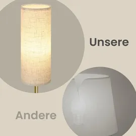 VASAGLE Höhenverstellbare Stehleuchte 148 cm Schwarz