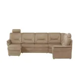 meinSofa Wohnlandschaft aus Mikrofaser Edda ¦ beige ¦ Maße (cm): B: 310 H: 96 T: 228.0