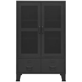 vidaXL Highboard 70 x 115 x 40 cm Schwarz