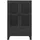 vidaXL Highboard 70 x 115 x 40 cm Schwarz