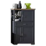 Innostyle Highboard Jasmin Lack Grau Graphit