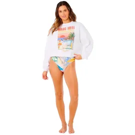 Rip Curl Hayley O O/S Drop Shldr Crew Sweatshirt Weiß XS