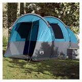 vidaXL Tunnelzelt 4 Personen Blau