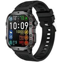 Smartwatch, 1,96" HD Smartwatch mit Telefonfunktion, Smart Watch Fitnessuhr, 3ATM Wasserdicht, Sportuhr mit Herzfrequenz Schlafmonitor Schrittzähler