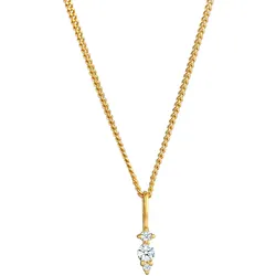 Elli DIAMONDS Diamant (0.05 ct.) Brilliant Klassik 585 Gelbgold 45 Damen 
