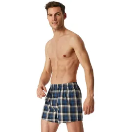 SCHIESSER Webboxer blau/grau 3XL 2er Pack