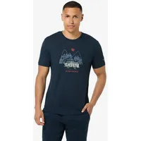Super.natural Dolomites Campsites Tee blueberry/various (W55) L