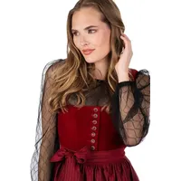MarJo Dirndl Samt Dirndl 2tlg. - NUSSDORF - kirsche 42