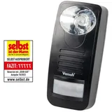 Vanish Wildvertreiber WVT-1, LED-Licht & UKW-Radio, PIR-Bewegungssensor, IP54