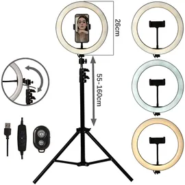 casativo-lighting LED-Ringlicht schwarz