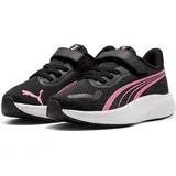 Puma Pounce Lite Kinder Black/Posie Pink/White 28