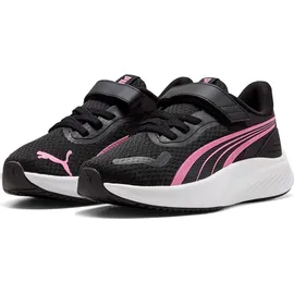 Puma Pounce Lite Kinder Black/Posie Pink/White 28