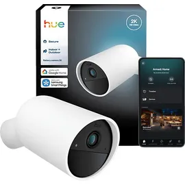 Philips Hue Secure 2K-Videoauflösung Schwarz