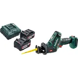 Metabo SSE 18 LTX Compact Akku Reciprosäge Säbelsäge 18 V 13 mm + 2x Akku 4,0 Ah + Ladegerät