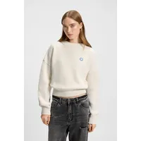 Hugo Slogery 01 Blue Pullover, - Open White -