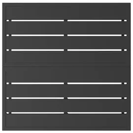 vidaXL Gartenmöbel Schwarz 70 x 70 x 32 cm Metall