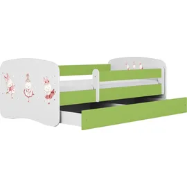 raumhirsch furniture Kinderbett Raumhirsch 80 x 180 cm Holzwerkstoff grün