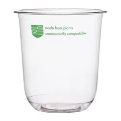 Vegware 96 Serie kompostierbare runde Behälter 473ml (1000 Stück)