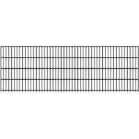 Fa-bausysteme Doppelstabmattenzaun 250 x 83 cm Anthrazit