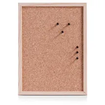 Zeller Pinboard 40 x 30 cm Kork/Kiefer