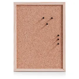 Zeller Pinboard 40 x 30 cm Kork/Kiefer