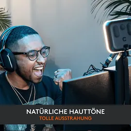 Logitech Litra Glow Premium LED Streaming-Licht, Graphite