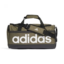 Adidas Linear Duffel Bag, Olive Strata/Black/White, S