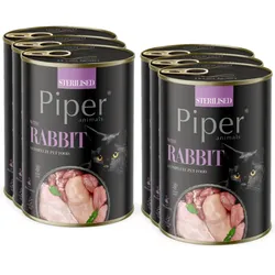 DOLINA NOTECI Piper für sterilisierte Katzen mit Kaninchen 6x400g