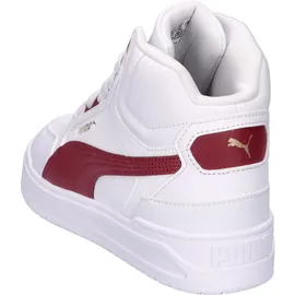 Puma Shuffle Downtown Mid Jr Gold/Rot/Weiß 36