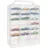 Kruzzel Sammlervitrine Polypropylen zu 46 Fächen 33x 25 x 8,5 cm - Setzkasten für Ihre Sammlung - Organisation Schaukasten für Autos - Matchbox ... - Transparent