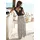 Buffalo Maxirock Damen Schwarz/Taupe Bedruckt 40