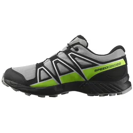Salomon Speedcross Wp Wanderschuhe - Alloy / Black / Green Gecko - EU 33