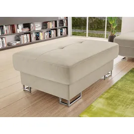 Mirjan24 Polsterhocker, Mokka, Holz, 2-Sitzer, Rechteckig, 104x42x67 cm, Wohnzimmer, Hocker, Sitzhocker