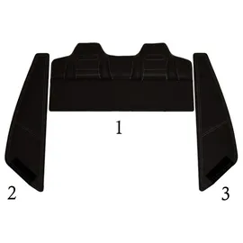 Aileenstore Kinderbett Police 90 x 200 cm Holz schwarz