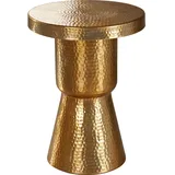 FineBuy Beistelltisch 43 x 59 x 43 cm Aluminium Anstelltisch Alu