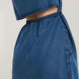 G-Star Kleid Midi Blau XS
