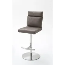 MCA Furniture Robas Lund Barhocker Stoffbezug Braun im Antiklook drehbar 360°, Barstuhl Rabea