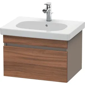 Duravit Waschtischunterschrank 1 Auszug 60 x 39,8 cm Nussbaum/Basalt Matt