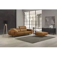 Egoitaliano Einzelcouch Leder 3-Sitzer Braun
