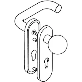 Hewi FS-Garnitur 111R13.113 Kunststoff grau
