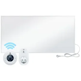 bringer-germany Bringer Infrarotheizung 1200 (BRIH1200) / BRTF: Funk Thermostat und Fernbedienung / Weiß