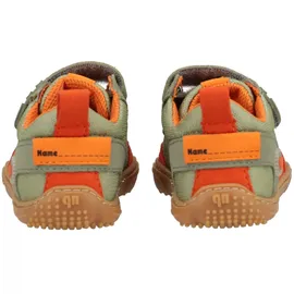 qnuffs Barfußschuh Grau/Orange 23