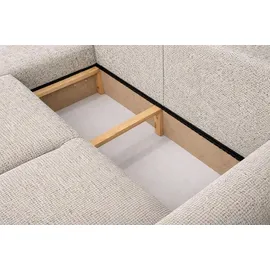 kaiser möbel Ecksofa Chenille 3-Sitzer Beige